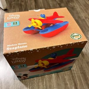 New in box - Mickey seaplane. Green toys